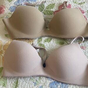Elegant Nude and Soft Pink Bras